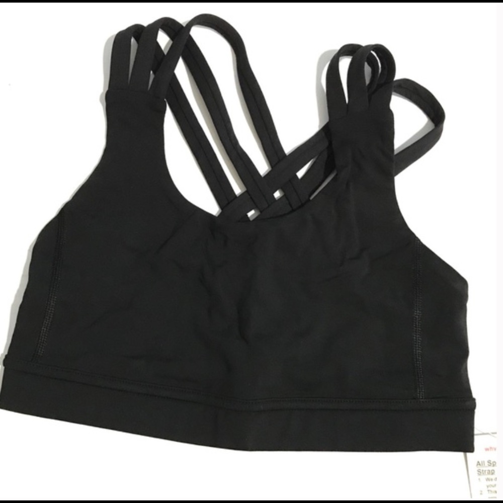 Lululemon All Sport Bra 3 Strap NWOT
